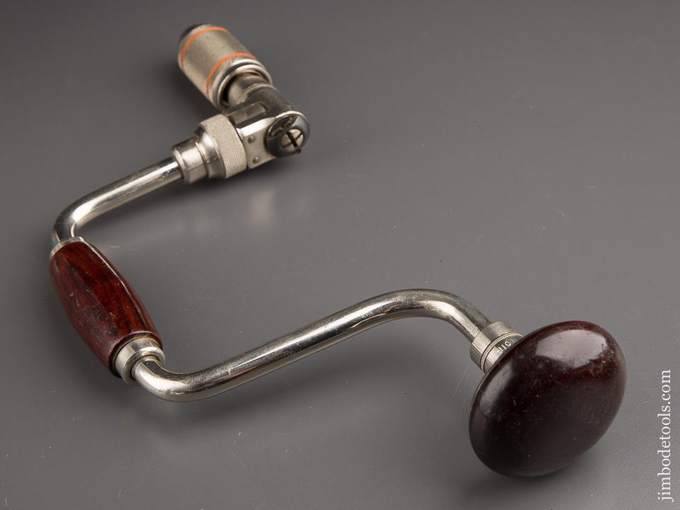 STANLEY No. 923- Ten inch Bit Brace with Rosewood Fixtures - 86781