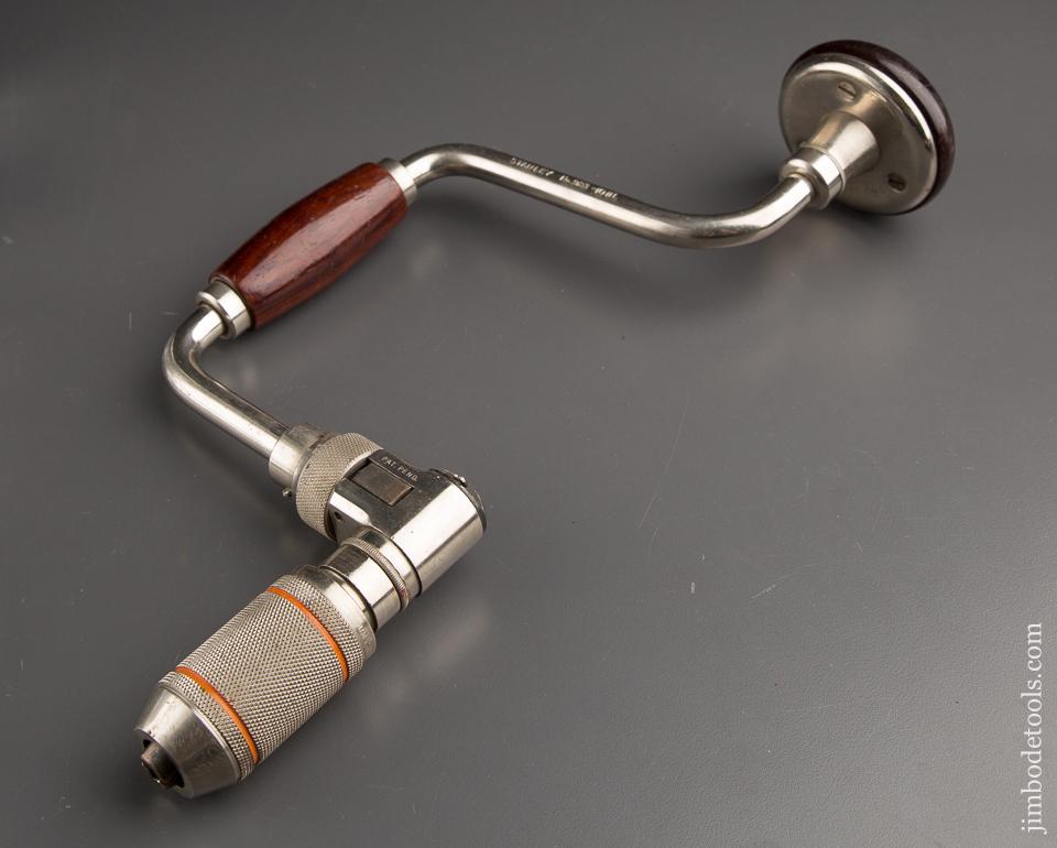 STANLEY No. 923- Ten inch Bit Brace with Rosewood Fixtures - 86781
