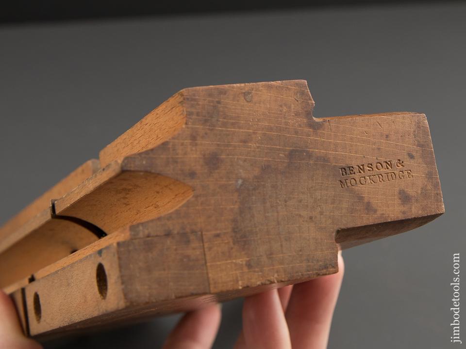 MINT Unused! Double Iron Gothic Bead Plane by BENSON & MOCKRIDGE circa 1830-1831 Albany, NY - 86793U