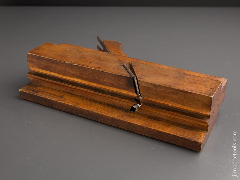 Double Iron Door Molding Plane by T. TILESTON BOSTON circa 1802-66 EXTRA FINE - 86794