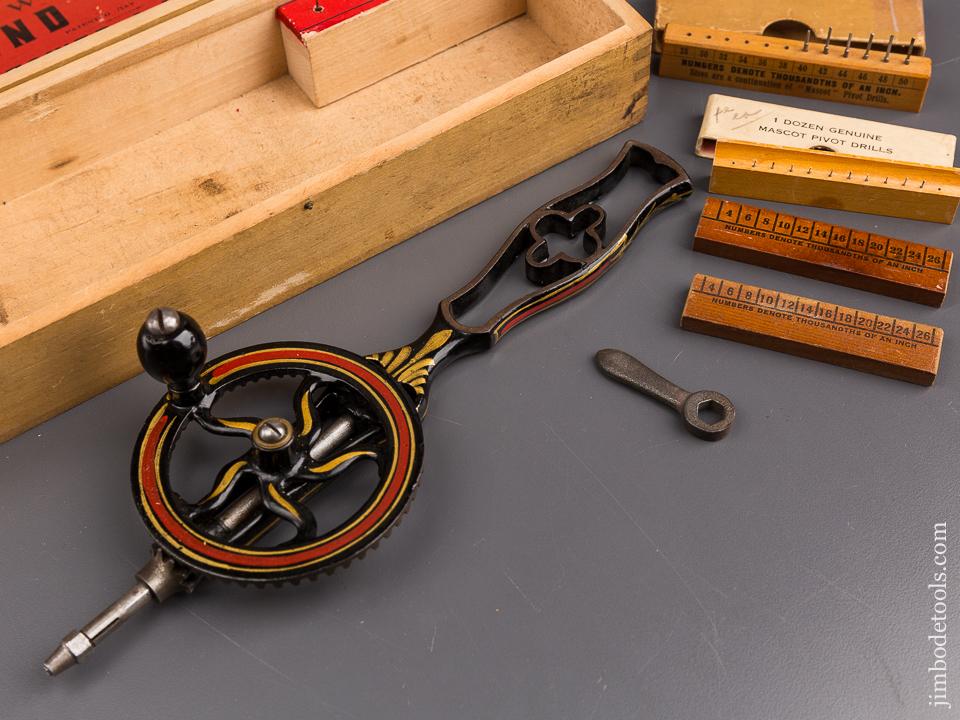 WHITNEY'S Hand Drill by TOWER & LYON New York DEAD MINT in Original Box - 86803U