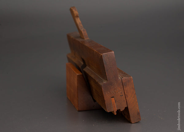1 5/8 inch Wide Fenced & Boxed Door Molding Plane by GARDNER & MURDOCK GREEN ST BOSTON circa 1825-41 EXTRA FINE - 86807