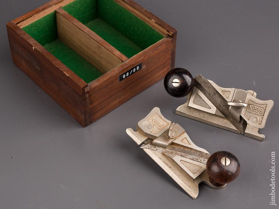 STANLEY No 98 & 99 Side Rabbet Planes With Fences! - 86811