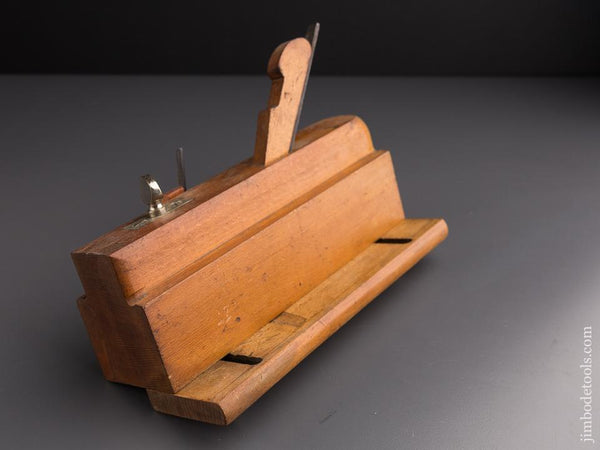 Moving Filletster Plane with Nickel Trim by JOSIAH KING circa 1835-87 MINT - 86816U