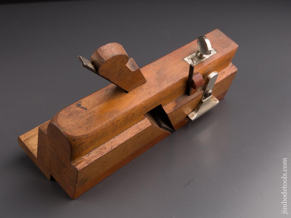 Moving Filletster Plane with Nickel Trim by JOSIAH KING circa 1835-87 MINT - 86816U