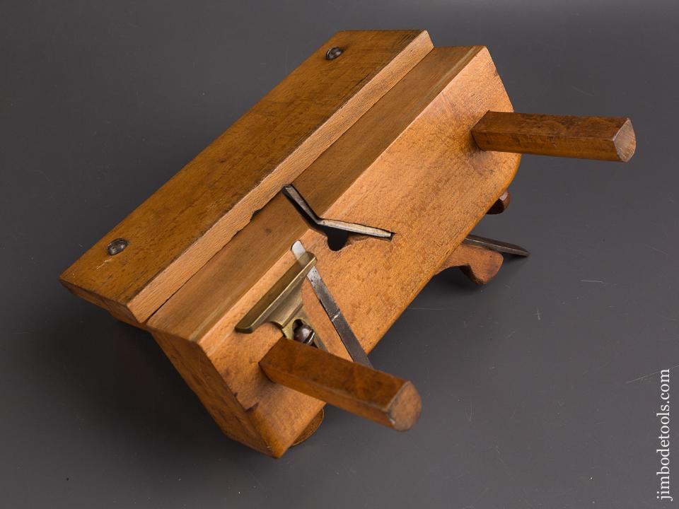 RARE! Lovely Fenced Screw Lock Filletser Plane by J. EDWIN CHILD Providence, RI circa 1850-1880 FINE- 86826