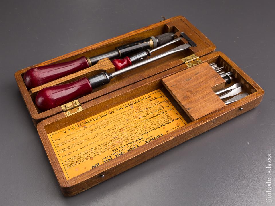 100% Complete! YANKEE Tool Set No. 100 NEAR MINT in Original Box = 86827