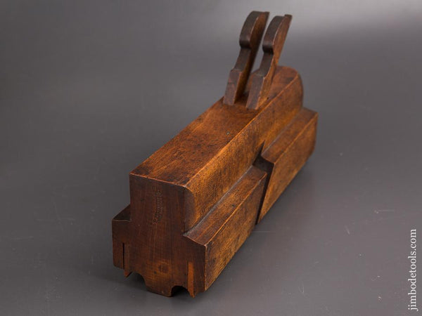 5/8 inch COPELAND Double Bead Molding Plane circa 1855-66 Huntington, MA - 86830