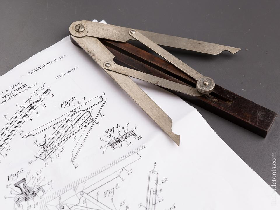 TRAUT Patent October 27, 1908 STANLEY No. 31 Angle Divider - 86846