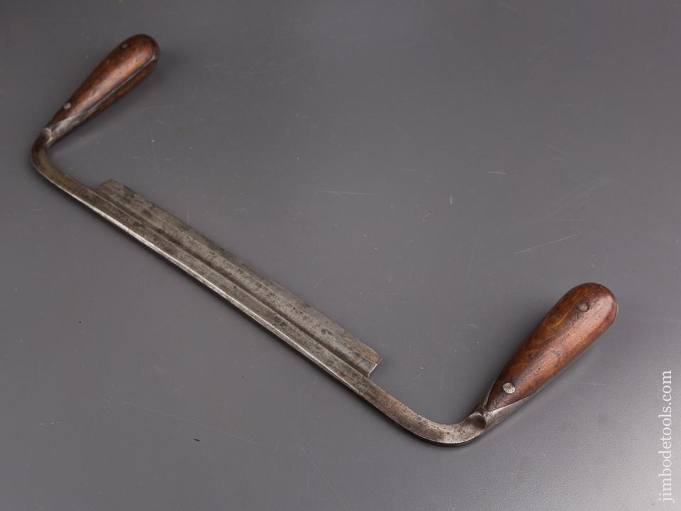 Extra Fine Ten inch WARD Patent March 12, 1907 H.D. SMITH & CO. "Perfect Handle"� Draw Knife - 86850