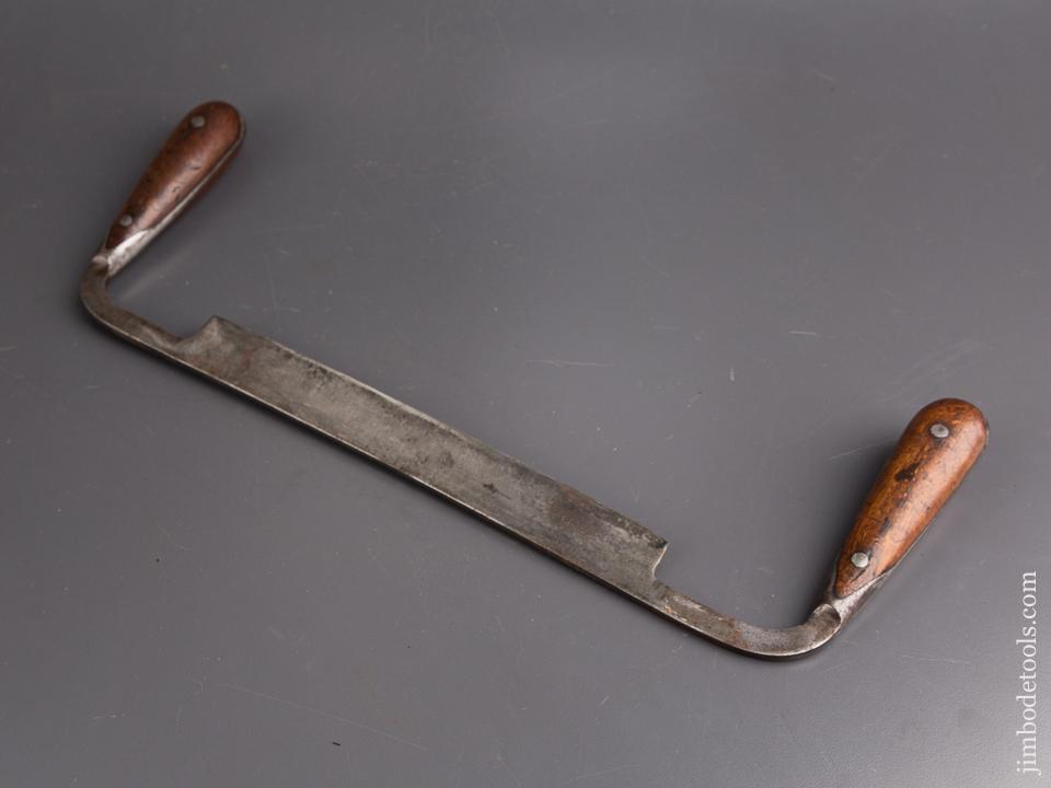Extra Fine Ten inch WARD Patent March 12, 1907 H.D. SMITH & CO. "Perfect Handle"� Draw Knife - 86850