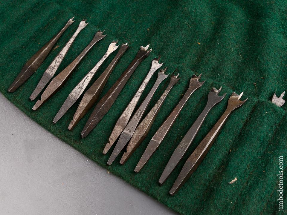 Roll of Seventeen Center Bits - 86853