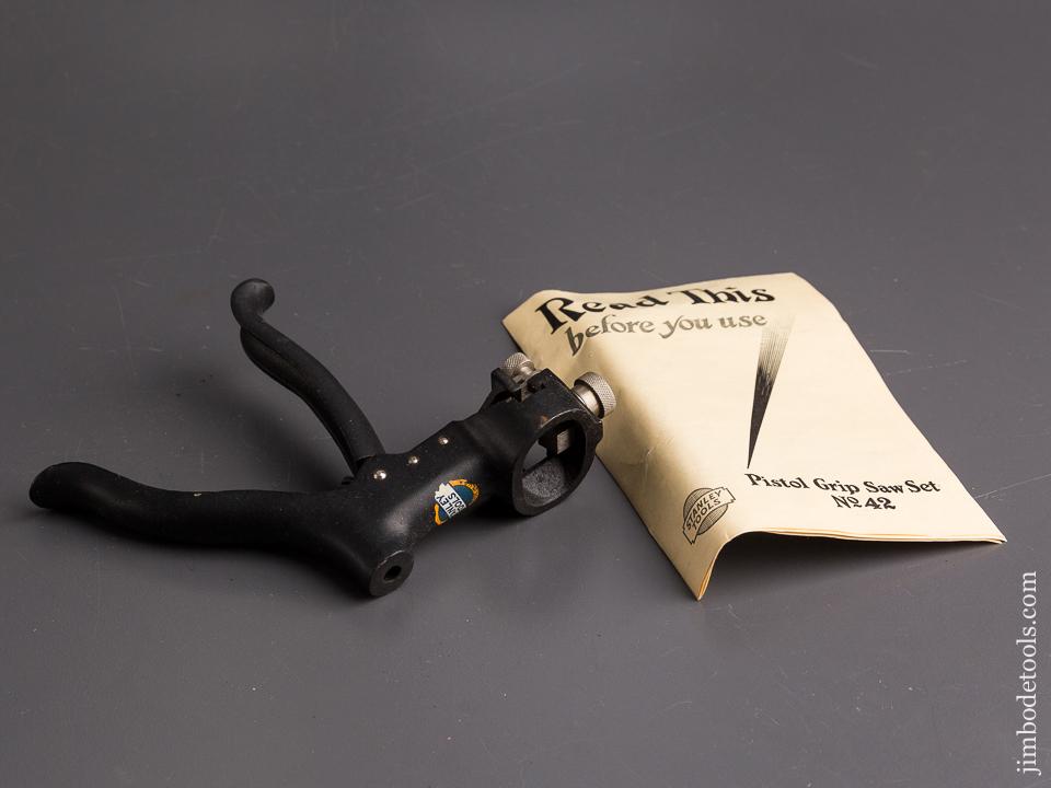 Mint! STANLEY No. 42 Saw Set with Decal - 86859