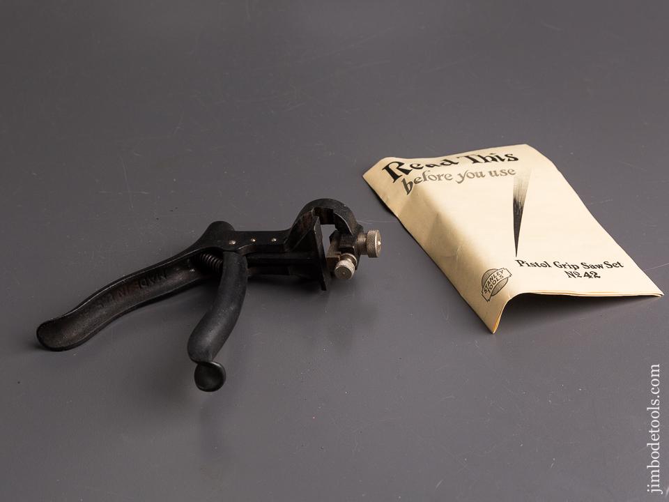 Mint! STANLEY No. 42 Saw Set with Decal - 86859