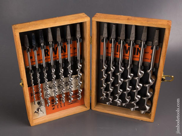 MINT and Complete Set of IRWIN Auger Bits in Original Box - 86875