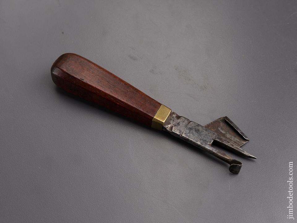 Seven inch French Mahogany Handled Race Knife by RIECKE(?) & FILS - 86894
