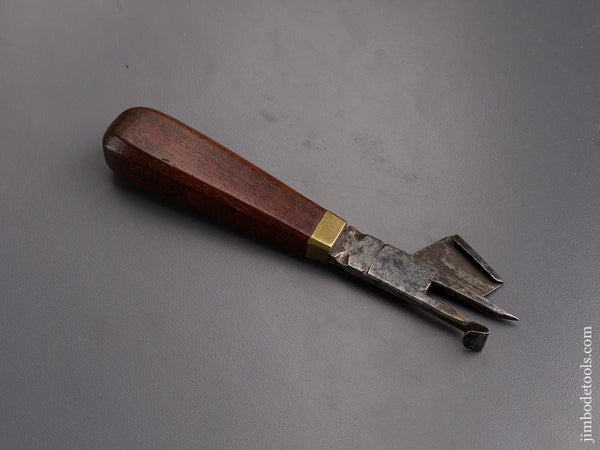 Seven inch French Mahogany Handled Race Knife by RIECKE(?) & FILS - 86894