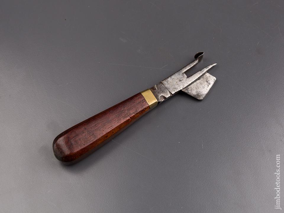 Seven inch French Mahogany Handled Race Knife by RIECKE(?) & FILS - 86894