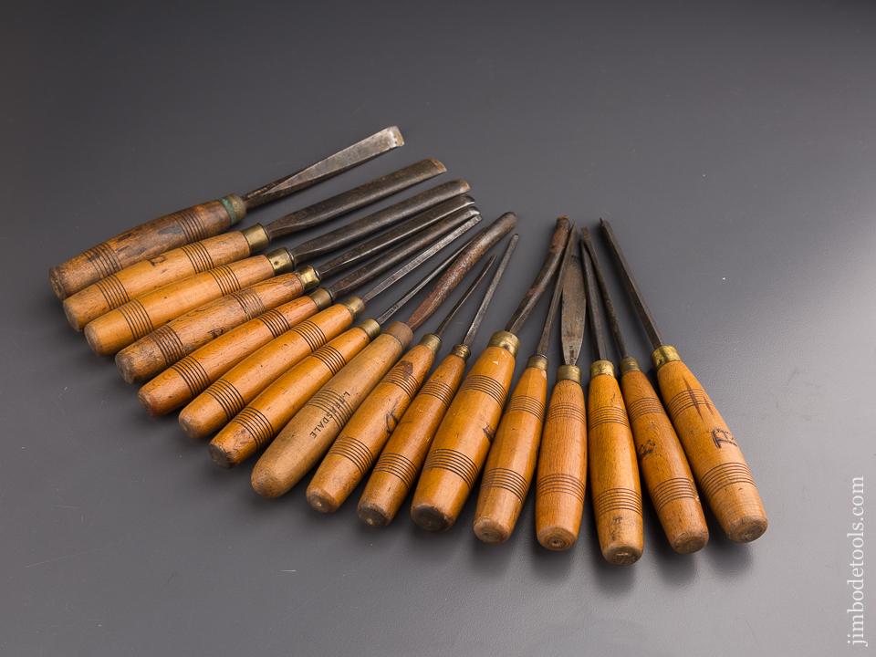 Sixteen Fine ADDIS Carving Chisels - 86896 – Jim Bode Tools