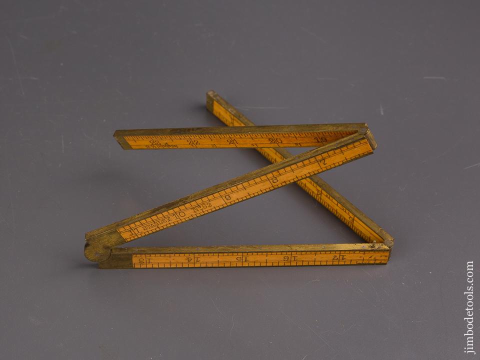 Mint! STANLEY No. 62 Boxwood & Brass Carpenter's Rule - 86901