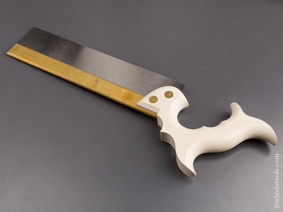 Eight inch ROB COSMAN Brass Back Dovetail Saw in Original Box UNUSED - 86919 