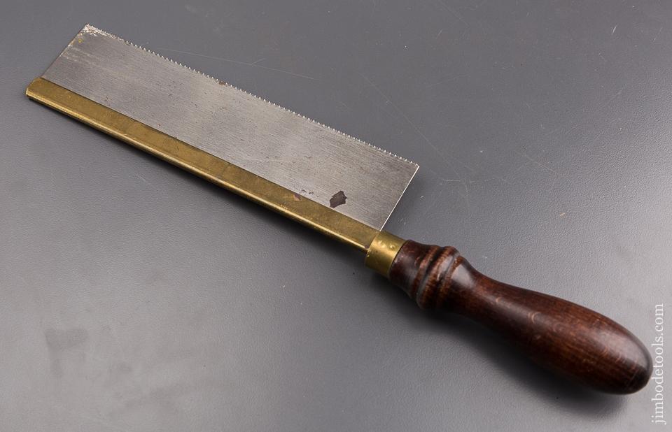 UNUSED! 18 point 8 inch Rip CROWN HAND TOOLS Brass Back Dovetail Saw - 86921 
