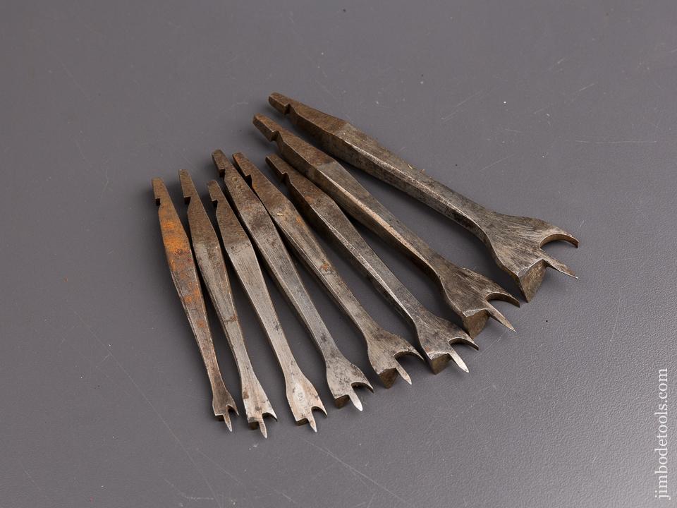 Set of Eight JAMES BEE Center Bits - 86923