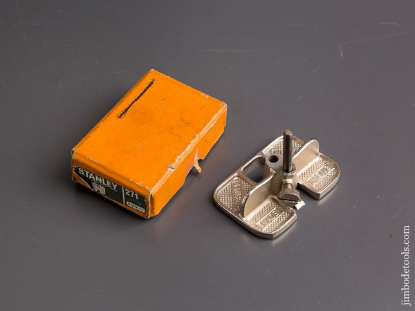 STANLEY No. 271 Miniature Router Plane MINT in Original Box - 86937