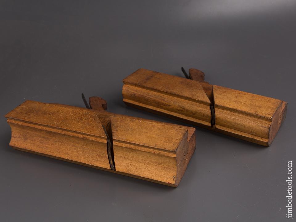 NEW OLD STOCK Cove and Quarter Round Molding Planes by J. E. CHILD circa 1850-80 UNUSED! - 86939