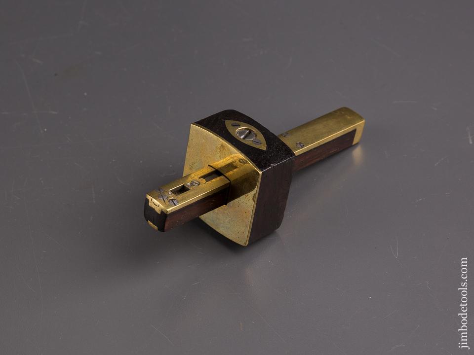 5 1/4 inch Miniature Rosewood & Brass Mortise Gauge - 86953U