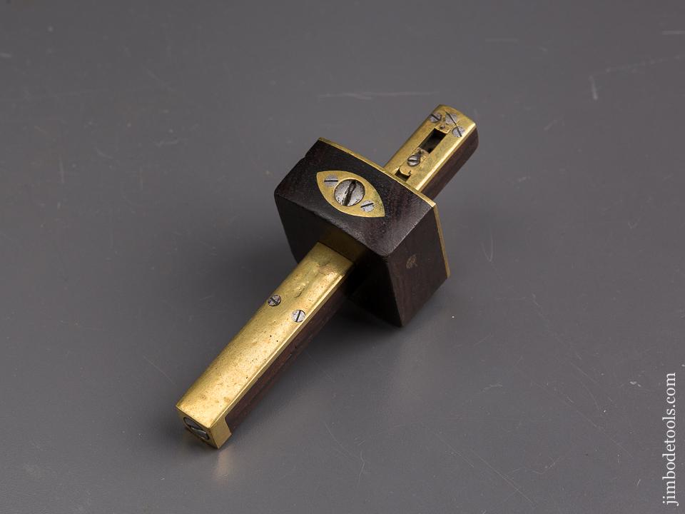 5 1/4 inch Miniature Rosewood & Brass Mortise Gauge - 86953U