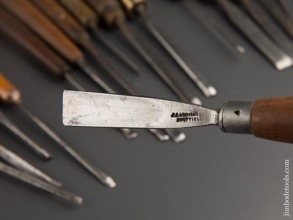 Eighteen Awesome ADDIS Carving Gouges - 86994