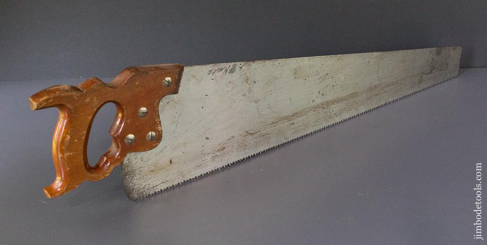 LIKE NEW 7 point 24 inch Crosscut DISSTON D12 Hand Saw - 86995