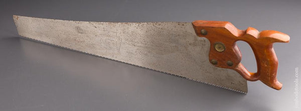 LIKE NEW 7 point 22 inch Rip DISSTON D8 Hand Saw - 87000