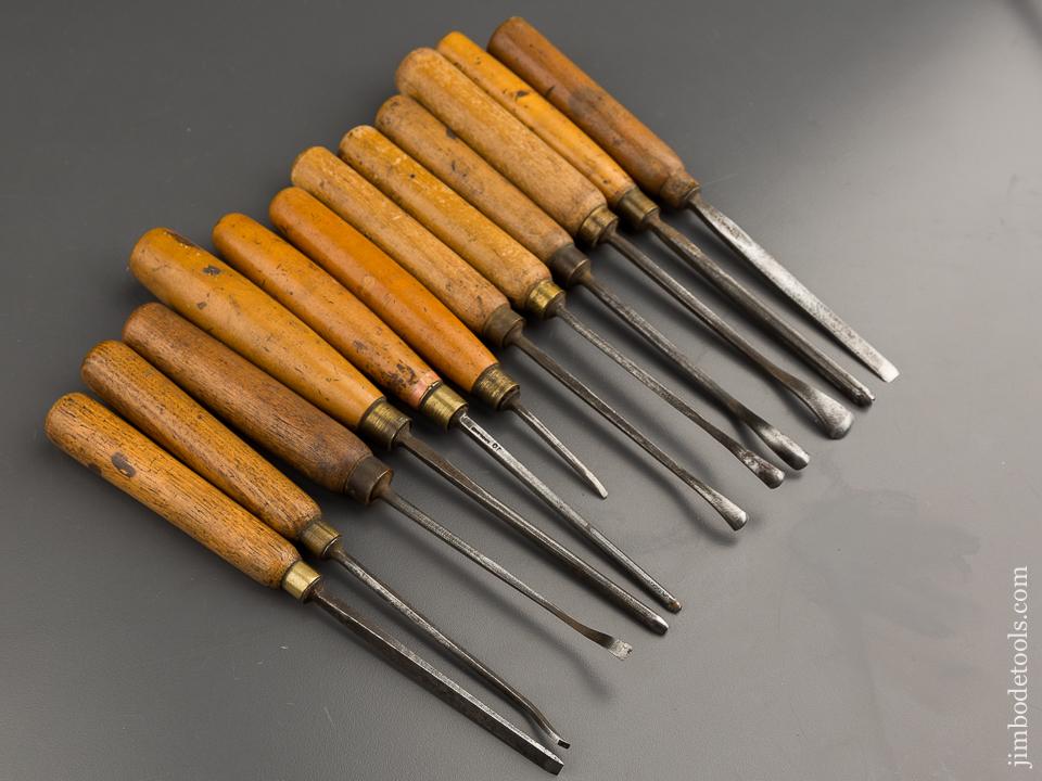 Twelve ADDIS Carving Gouges - 87014 – Jim Bode Tools