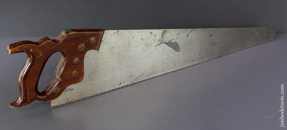 Mahogany Handled 8 point 26 inch Crosscut DISSTON D42 Hand Saw - 87021