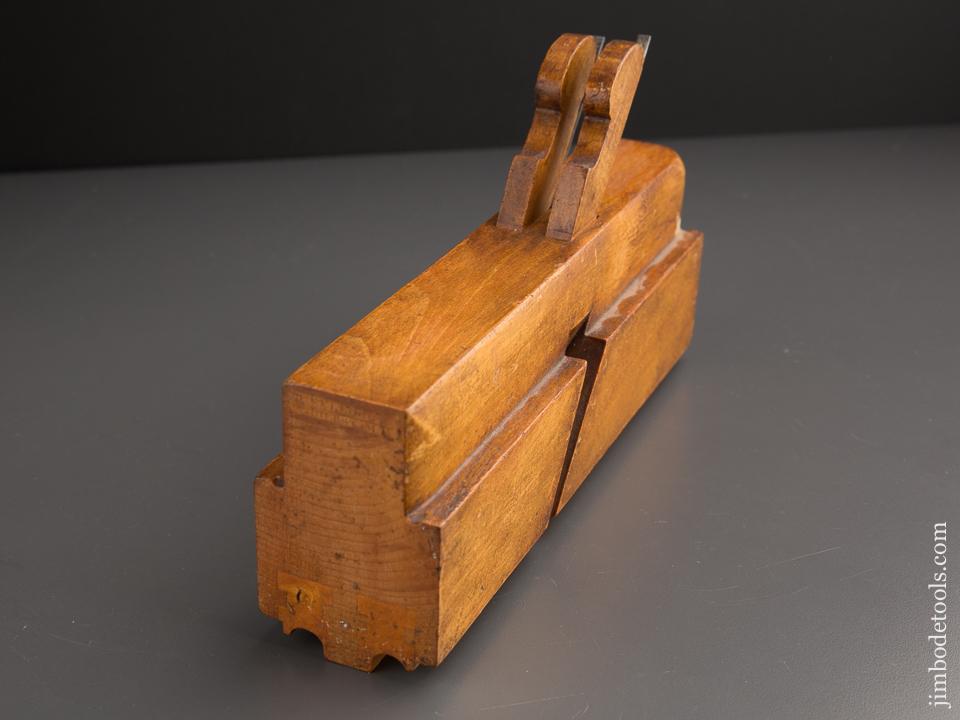4/8 inch Double Bead Molding Plane by J. KELLOGG AMHERST MS circa 1835-67 FINE - 87054
