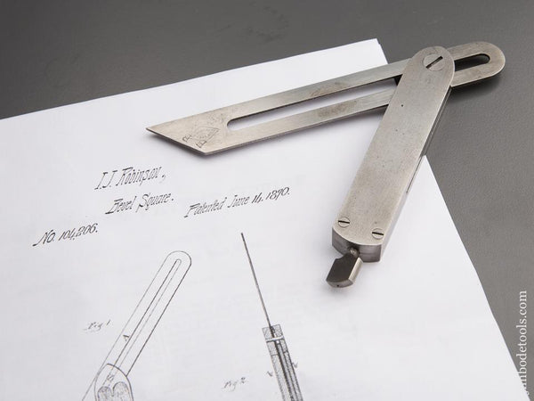 FINE Six inch ST. JOHNSBURY Robinson's Patent Bevel Gauge - 87087U