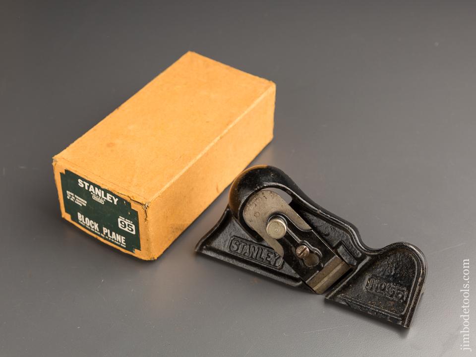 STANLEY No. 95 Edge Trimming Block Plane MINT in Original Box - 87102