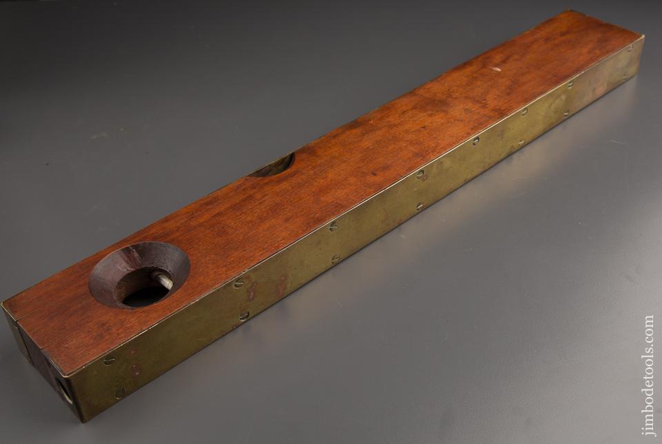 RARE and Fine! 24 inch HELB July 12, 1904 Patent THE AMERICAN Combined Level and Grade Finder - 87109