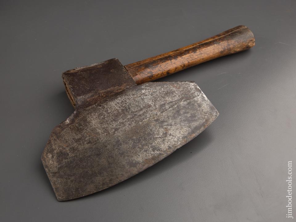 Diminutive Cooper's Single Bevel Side Axe by LOCKPORT EDGE TOOL CO circa 1860-70 - 87112