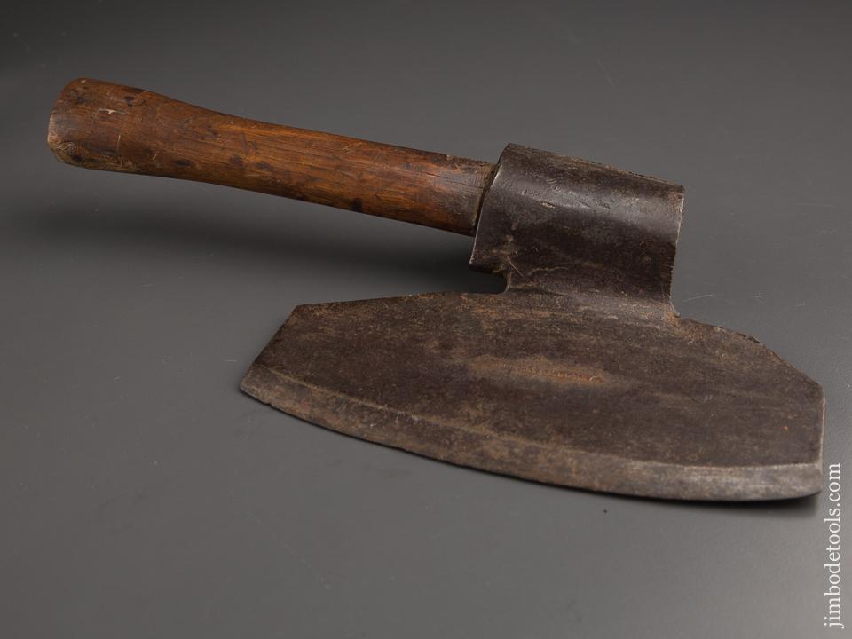 Diminutive Cooper's Single Bevel Side Axe by LOCKPORT EDGE TOOL CO circa 1860-70 - 87112
