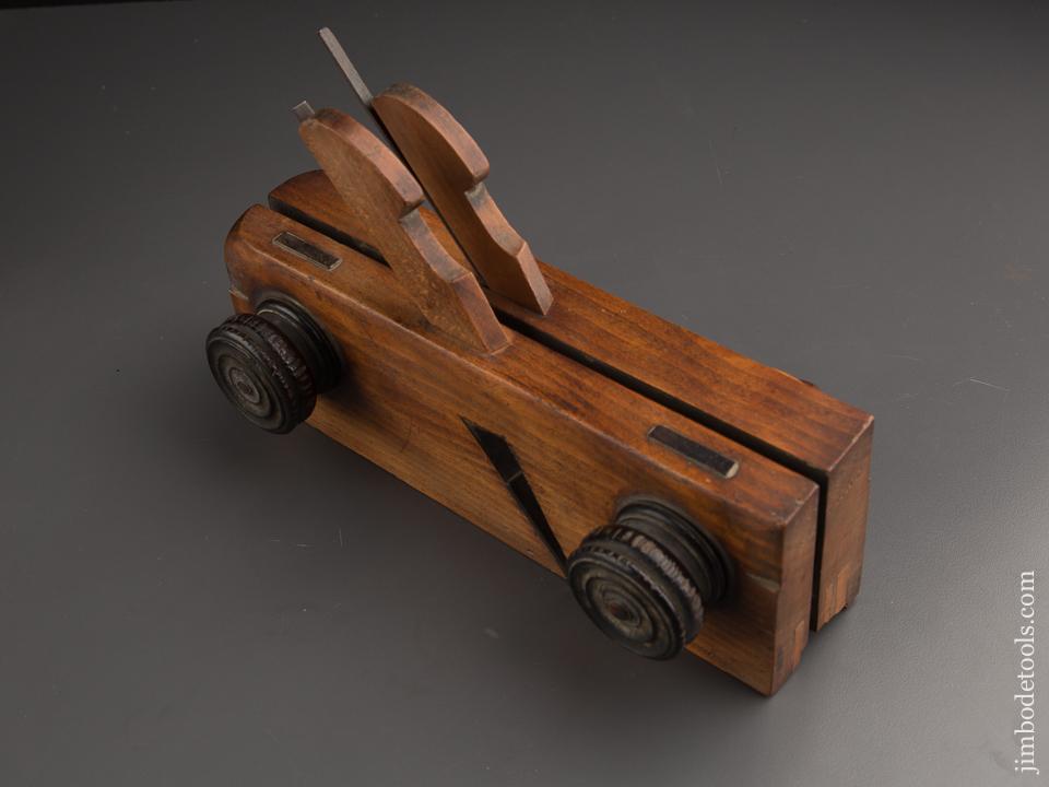 Triple Boxed Sash Molding Plane with Ebony Nuts by E.W. CARPENTER LANCASTER circa 1830 FINE - 87123