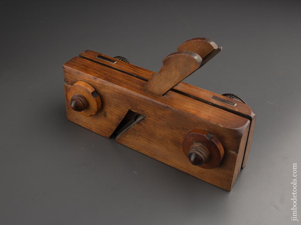 Triple Boxed Sash Molding Plane with Ebony Nuts by E.W. CARPENTER LANCASTER circa 1830 FINE - 87123