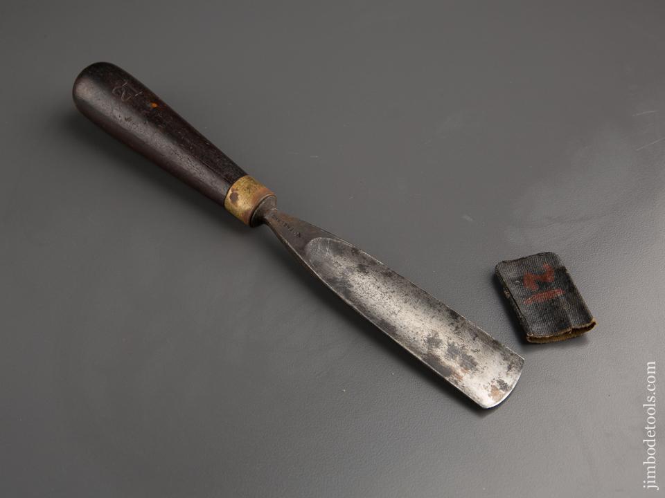 FAT 1 3/16 inch ADDIS No. 4 Rosewood Handled Gouge - 87136