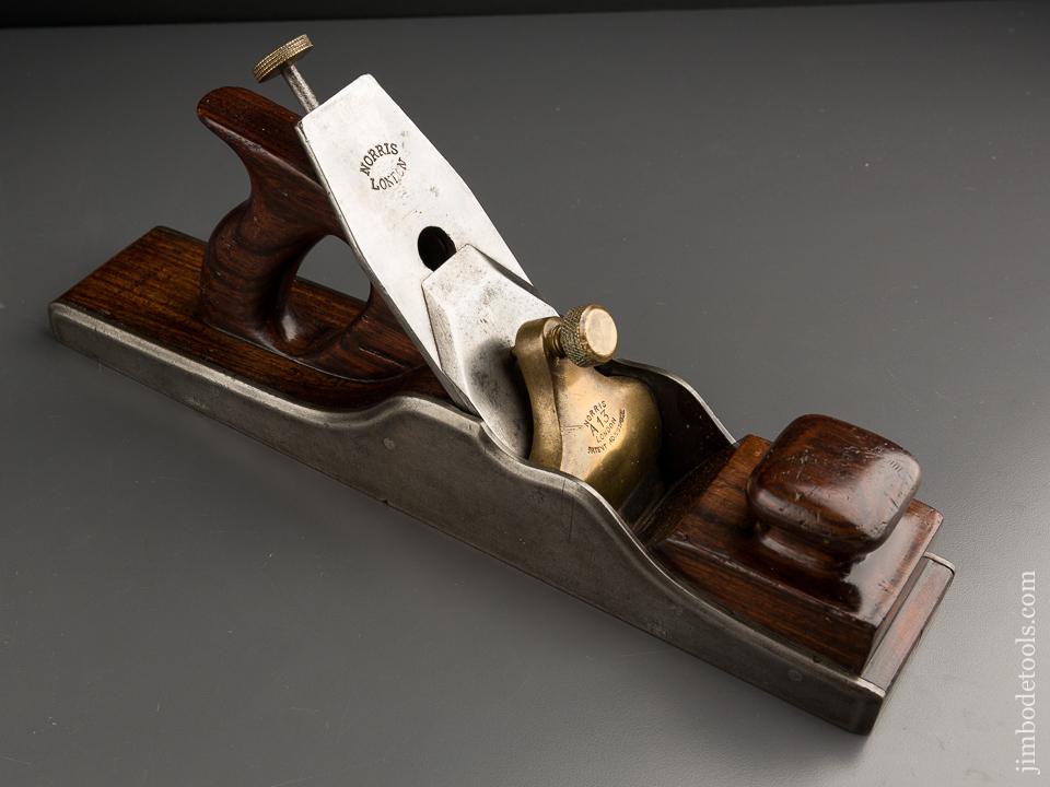 Rare! Pre-War NORRIS No A13 Panel Plane in Rosewood & Steel - 87161
