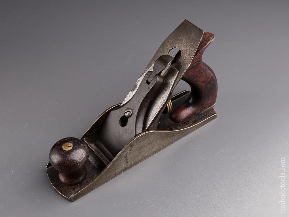 Extra Fine STANLEY No. 4 Smooth Plane Type 2 circa 1869-72 with Solid Nut & Solid Cap - 87166R
