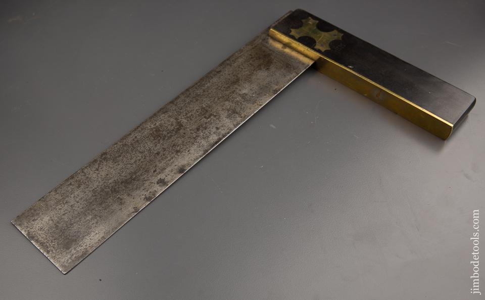 Twelve inch Ebony & Brass Try Square - 87188