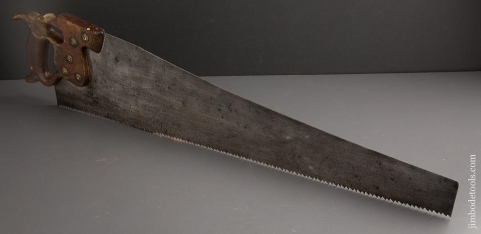 Sharpened User 5 1/2 point 26 inch Rip DISSTON D8 Thumb Hole Hand Saw - 87193