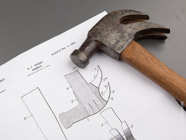 George F. VOIGHT Patent November 4, 1902 Double Claw Hammer - 87207